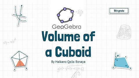 Cuboid Net Using GeoGebra
