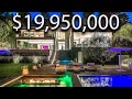 Touring A Modern Glass Mega Mansion With 3 Pools!