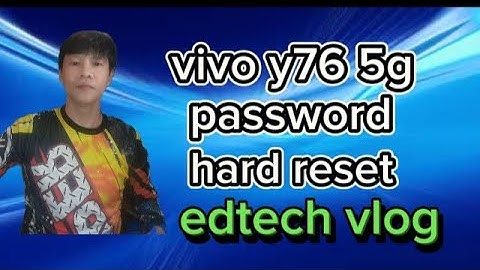 vivo y76 5g password ( hard reset )