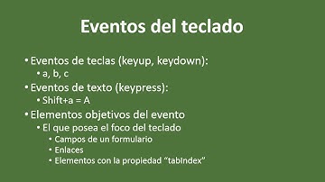jQuery desde 0 - 22 - Eventos del teclado