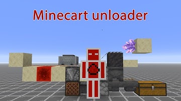 Minecraft 1.19+ Fast Minecart unloader | DerRotstein