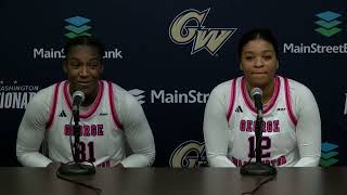 GW WBB vs. UMASS (02/24/24) Post Game Presser