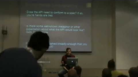 API design   Lessons Learned