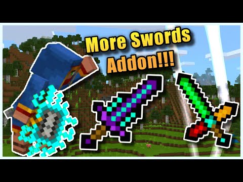 More NEW SWORDS ADDON For Minecraft! (Bedrock/MCPE/XBOX/Windows 10) 