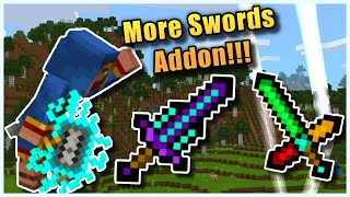 Espadas Increíbles ⚔️  Swords and More Swords Addon Minecraft Bedrock  1.17.20 