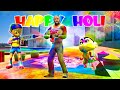 Franklin Celebrating Holi In Indian Bike Driving 3d