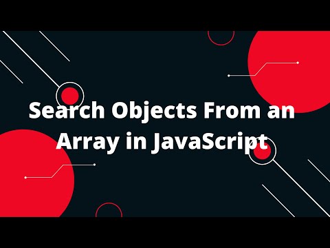 JavaScript Tutorial in Hindi #42 Search Objects From an Array in JavaScript