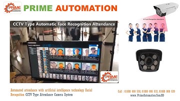 Automated attendance with artificial intelligence technology Facial Recognition CCTV Type Attendance