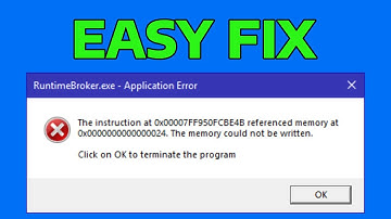How To Fix Runtimebroker.exe Error in Windows 11