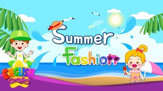 Kids vocabulary - Summer Fashion - Learn English for kids - English educational video