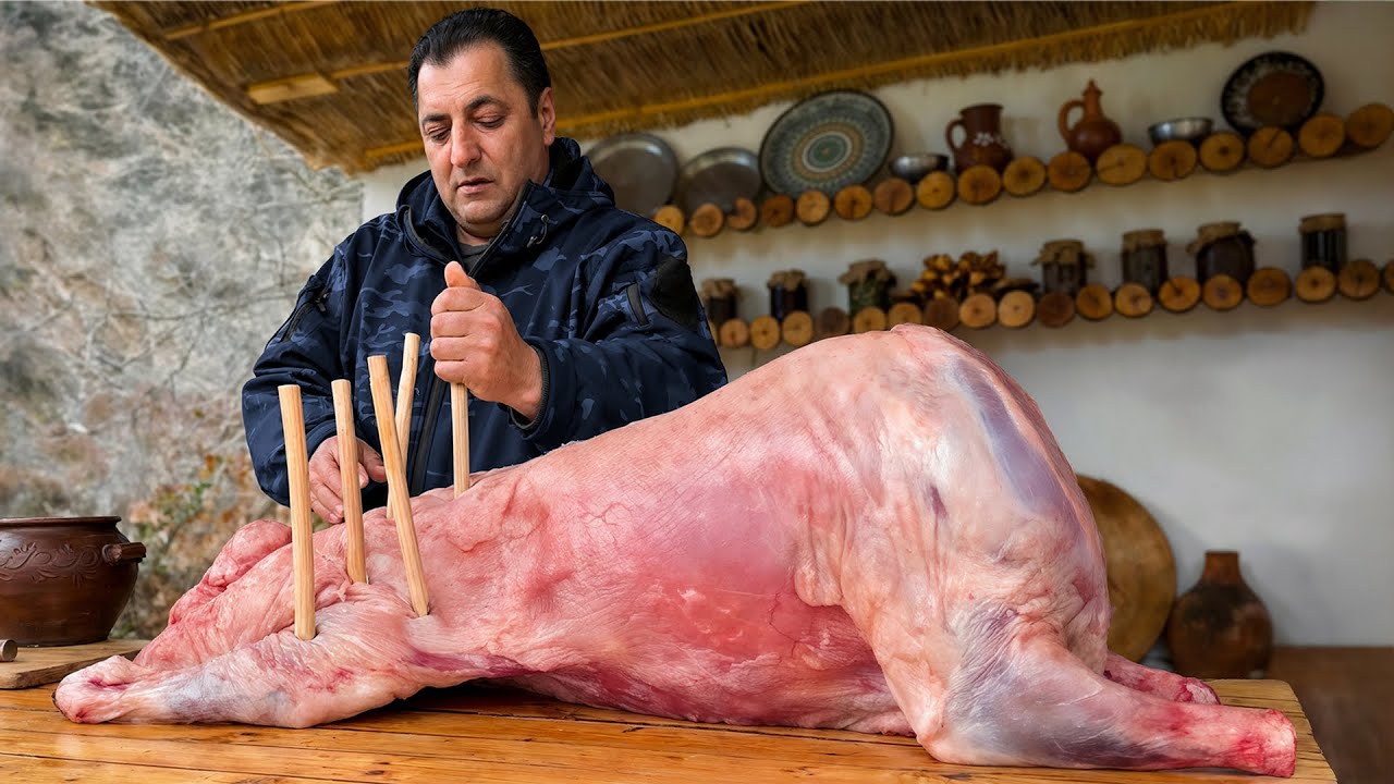 Como Assar Cordeiro Inteiro com Marinada Rústica 🔥🍖