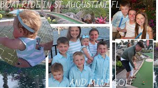 St  Augustine Boat Ride and Mini Golf
