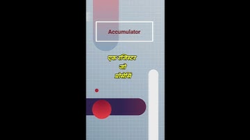 Accumulator || Computer Glossary || #kumarkeshavclasses #computerglossary #youtubeshorts