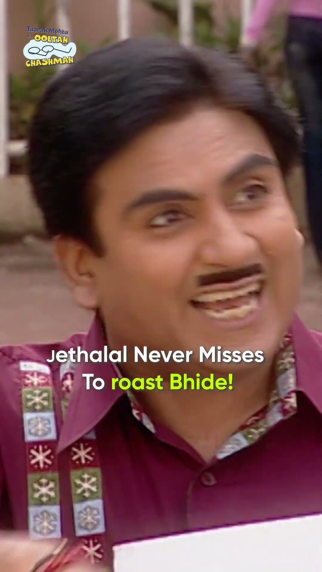 Jethalal never Misses to roast bhide!#tmkoc #funny #comedy #relatable #shorts #funnyshorts