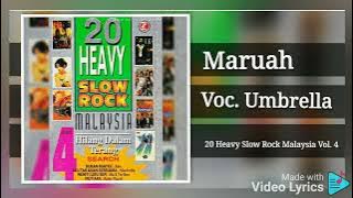Maruah....... 20 Heavy Slow Rock Malaysia Vol 4