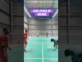 Partner got hit #badmintontraining #badmintolovers #badmintonindonesia #tournament
