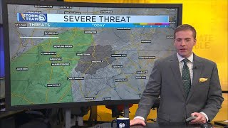 Widespread rain and wind Friday into Saturday