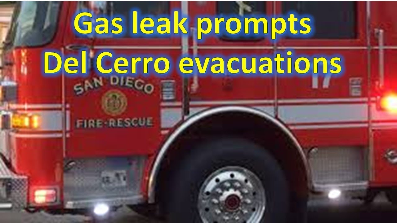 Gas leak prompts Del Cerro evacuations YouTube