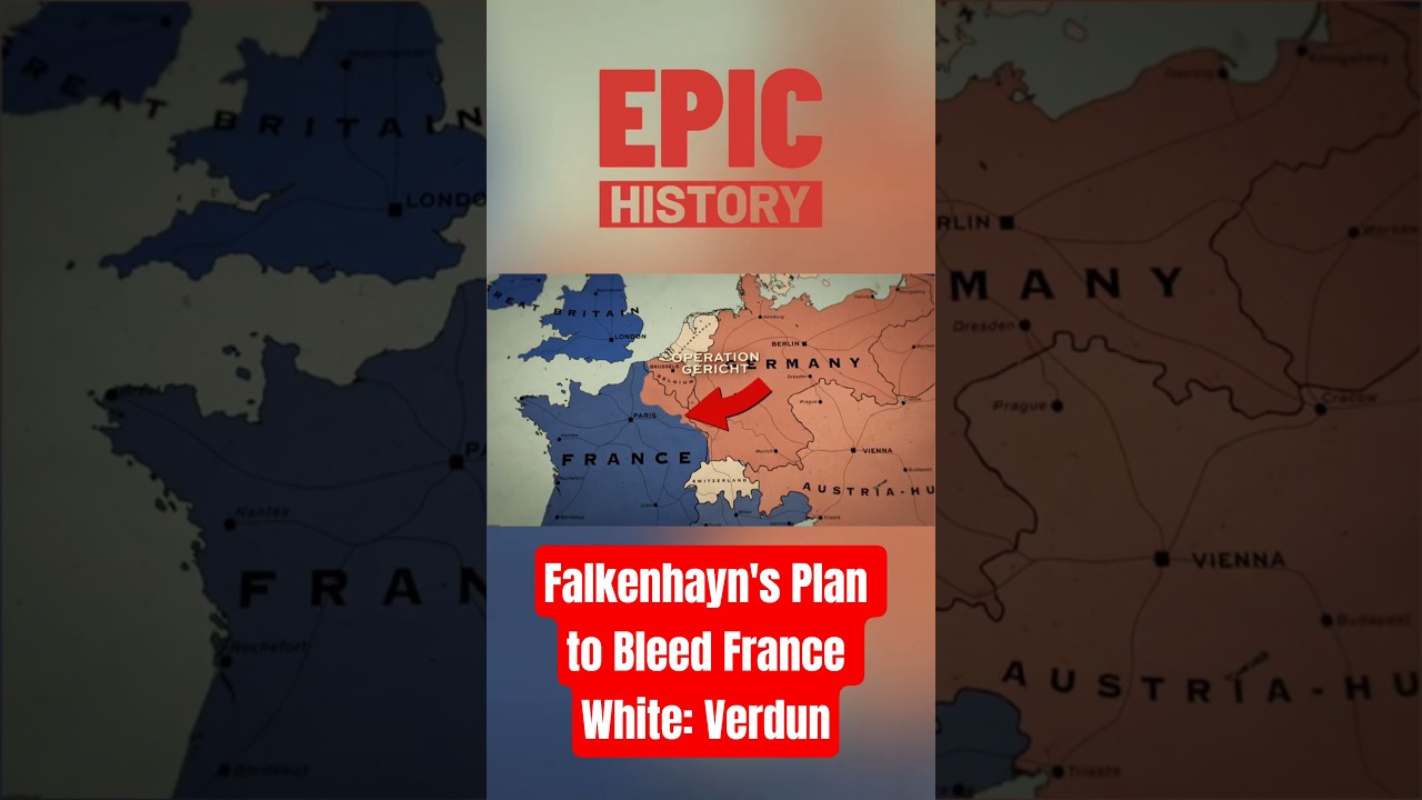 Falkenhayn's Plan to Bleed France White: Verdun