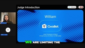 HackX Opening Ceremony Highlight: William from Cwallet