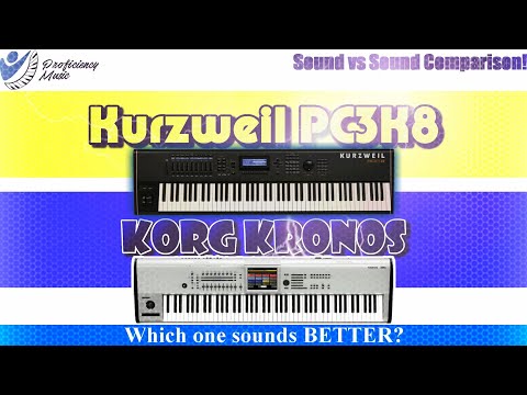 Kurzweil PC3K8 vs Korg KRONOS: Sound vs Sound COMPARISON!