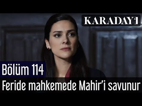 Karadayı 114.Bölüm | Feride, mahkemede Mahir'i savunur