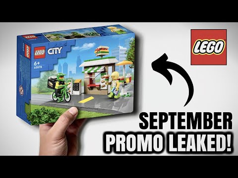 NEW LEGO September Promo LEAKS! LEGO City 40578 Sandwich Shop