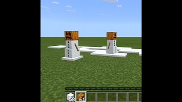 How to make ice  Golem in Minecraft || #shorts how to make ice Golem