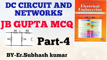 jb gupta dc basics and network and electromagnetism solution part-4