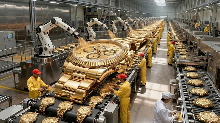 Inside the Gold Factory: How a Single Bar Turns Into a $500,000 Rolex (Full Process)