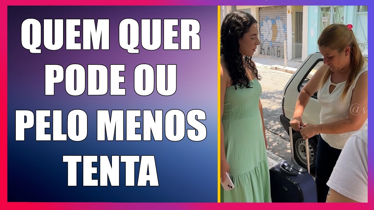 Quem quer pode ou pelo menos tenta.