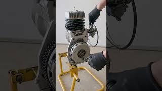 😱 One Kick & Engine Starts! Amazing Single Cylinder Engine Working 🔥⚙️