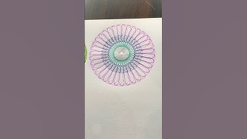 Spirograph Design #oddlysatisfying #spirograph #design #relaxing #satisfying #art