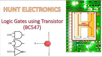 Working of Logic gates using transistor #transistor #logicgate #led