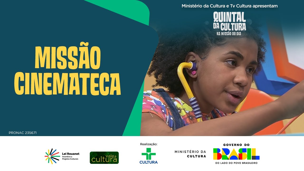 MISSÃO CINEMATECA | QUINTAL DA CULTURA