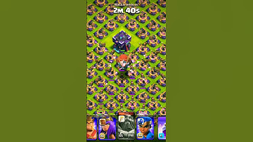 SUPER ARCHER Blimp Vs X-Bow in coc | #shorts