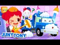 Súper Lava-Autos | Vamos a Lavar los Autos Sucios | Canciones Infantiles | JunyTony en español