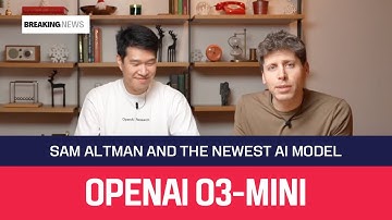 OpenAI o3 mini, the newest, most cost efficient model in our reasoning series!