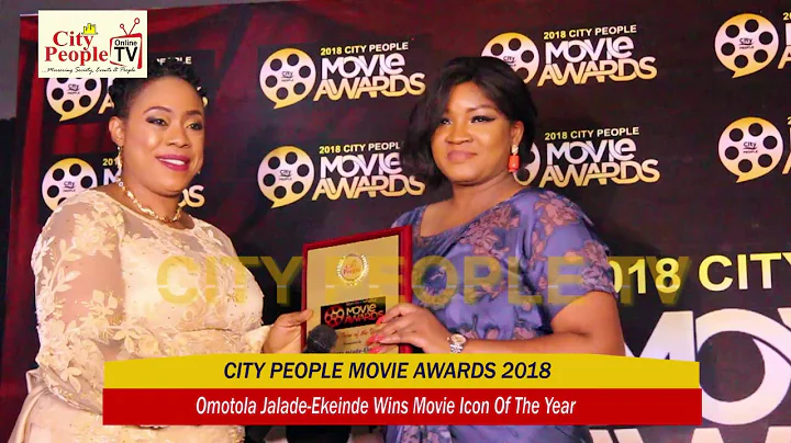 OMOTOLA JALADE EKEINDE WINS MOVIE ICON OF THE YEAR @ CITY PEOPLE MOVIE AWARDS 2018