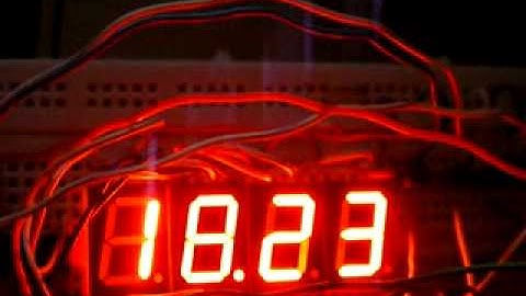 Digital time/date/temp. w pic16f84a