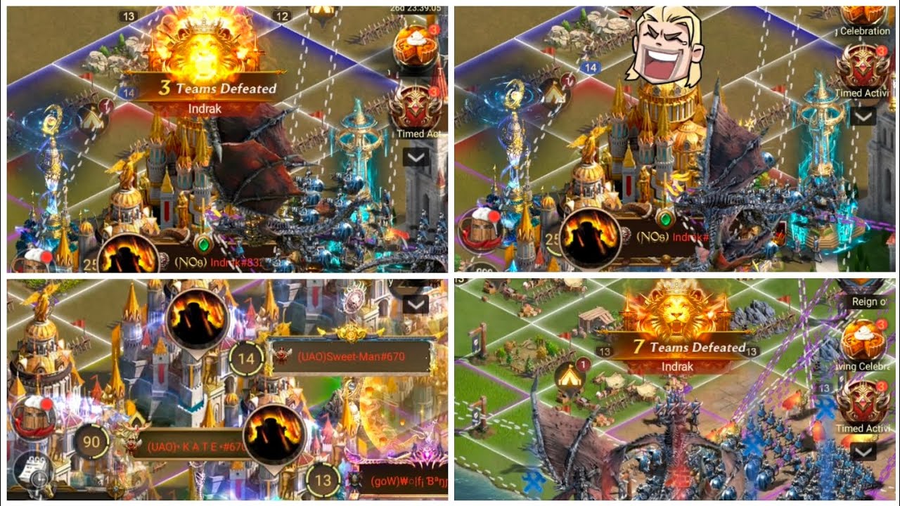 Rise of Castles | SX25 Eden | Карта 900039 | День противостояния 7 | NOS против UAO | UKK против ...