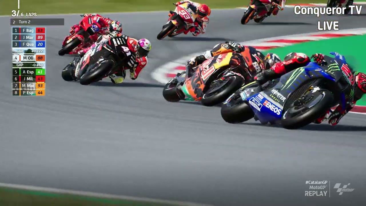 Race MotoGP #CatalanGP - Miguel Oliveira Vs Martin❗ MOTOGP 23 TV REPLAY GP Catalunya 2023