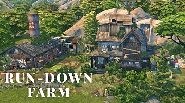Run-Down Farm 🏚️ The Sims 4 Stop Motion Build ( No CC )