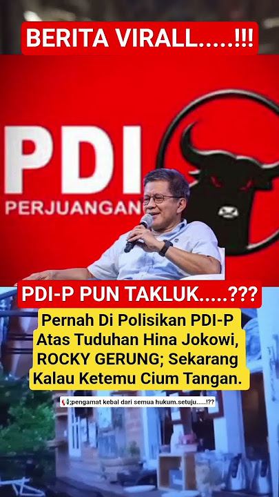 PDI-P pun takluk#beritavirall#shotrs#semuaorang