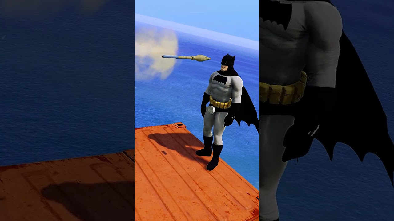 GTA 5 Water Ragdolls SPIDERMAN VS BATMAN 