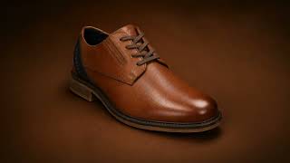 bugatti Bela cognac leather derbies
