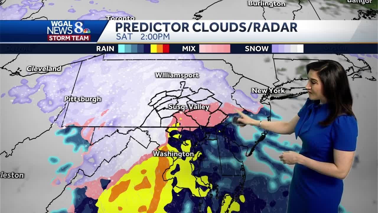 Feels like low 30s today, warmer, wetter storm this weekend for parts ...