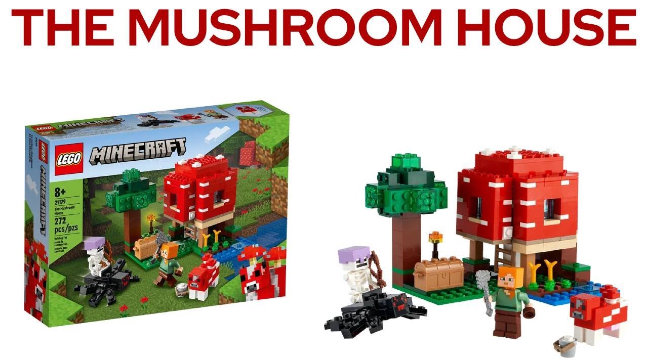 Lego Minecraft "The Mushroom House" - Speed Build & Review - YouTube