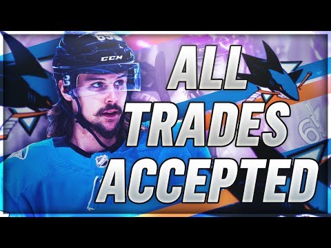 ACCEPTING ALL TRADES for 2 YEARS with the SAN JOSE SHARKS | NHL 19 Franchise Mode Challenge