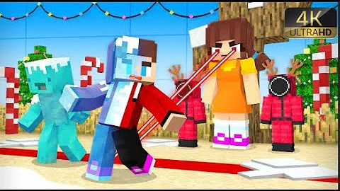 Maizen: JJ and Mikey Reversed SQUID GAME Roles - Maizen Minecraft Animation